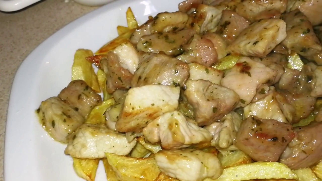 Raxo, raxo con patatas, recetas fáciles y rápidas