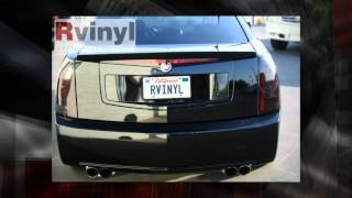 Tail Light Tint Covers - Smoked Tint on a 2003 Cadillac CTS