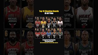 Top 10 NBA Shooting Guards of All Time