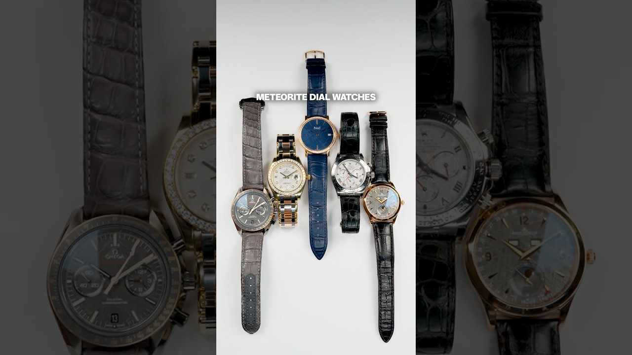 5 Stunning Watches with Meteorite Dials! l SwissWatchExpo