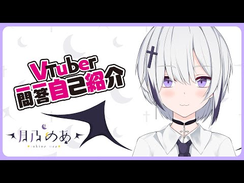 【自己紹介】Vtuber一問一答自己紹介【月乃めあ】