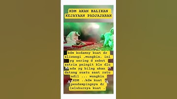 Kdm sang ratu adil, titisan prabu siliwangi #kdm #kangdedi #dedimulyadi #fyp #shorts #trending