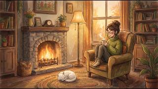 You Have Nowhere Else to Be 🍂 Cozy Fall Jazz by the Fireplace for Mindful Rest