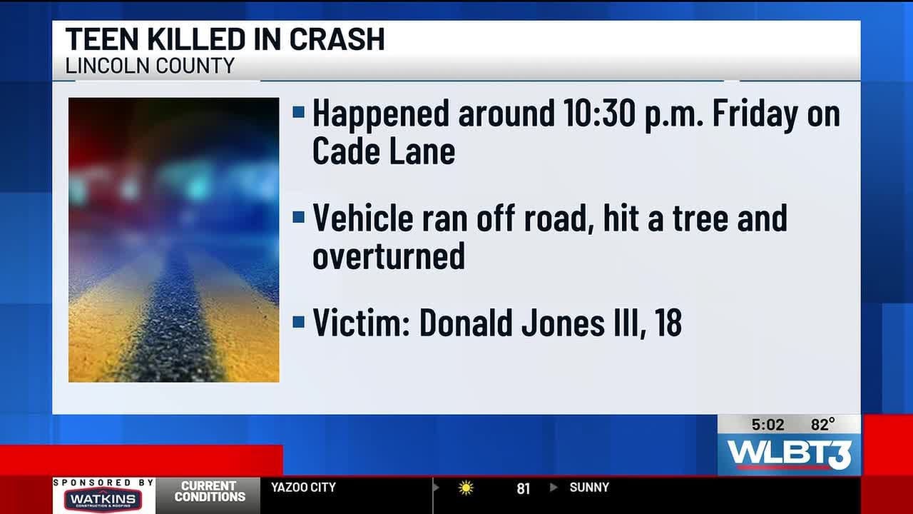 Teen killed after crashing into tree in Lincoln County - YouTube