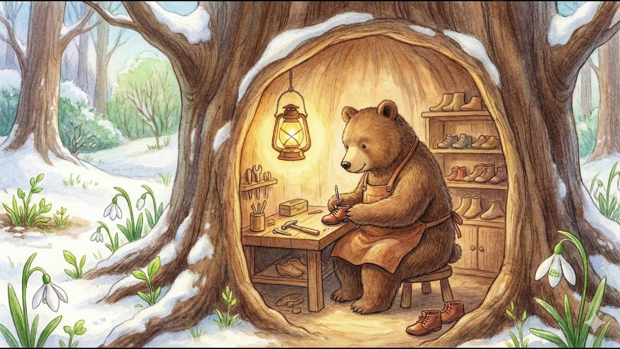 The Bear Cobbler’s Workshop | Cozy Celtic Music for Sleep & Deep Focus
