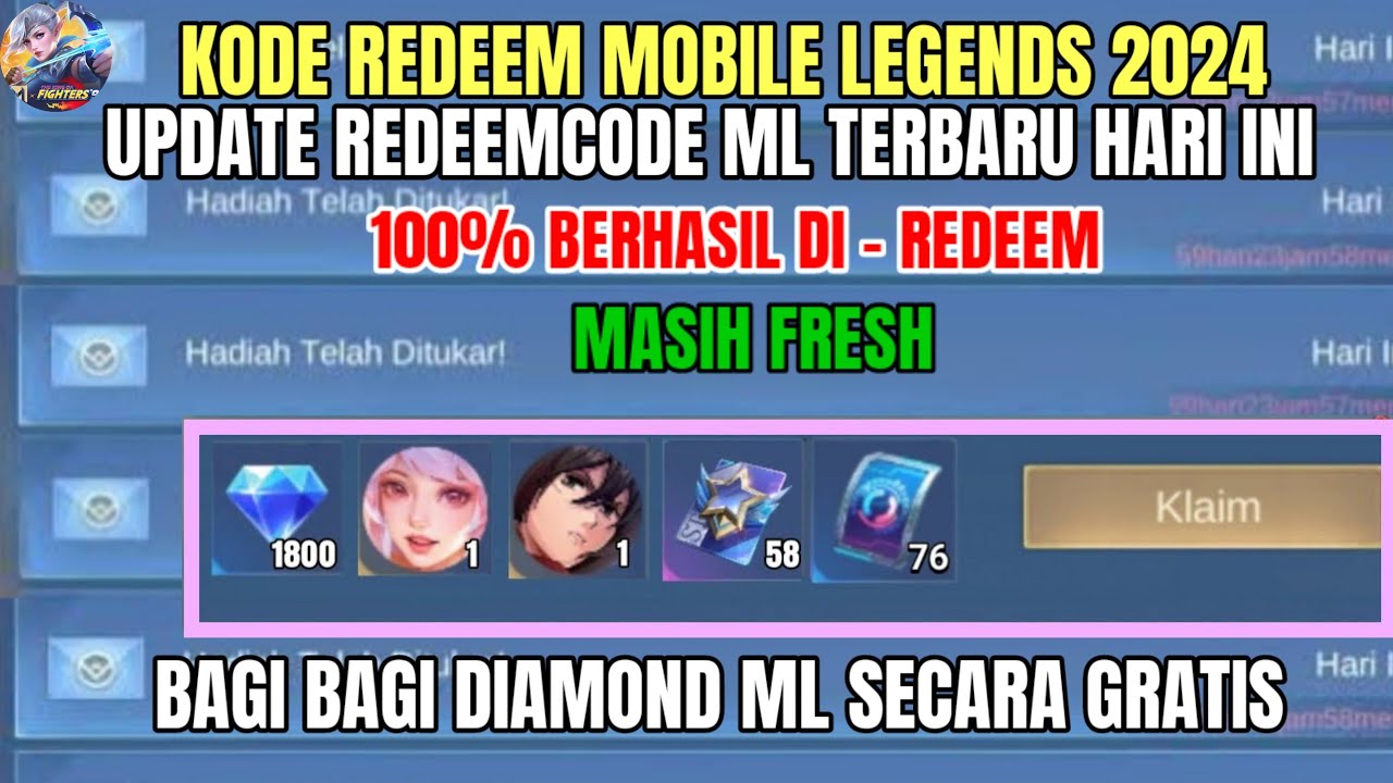 BURUAN REDEEM! KODE REDEEM ML TERBARU KODE REDEEM MOBILE LEGENDS HARI ...