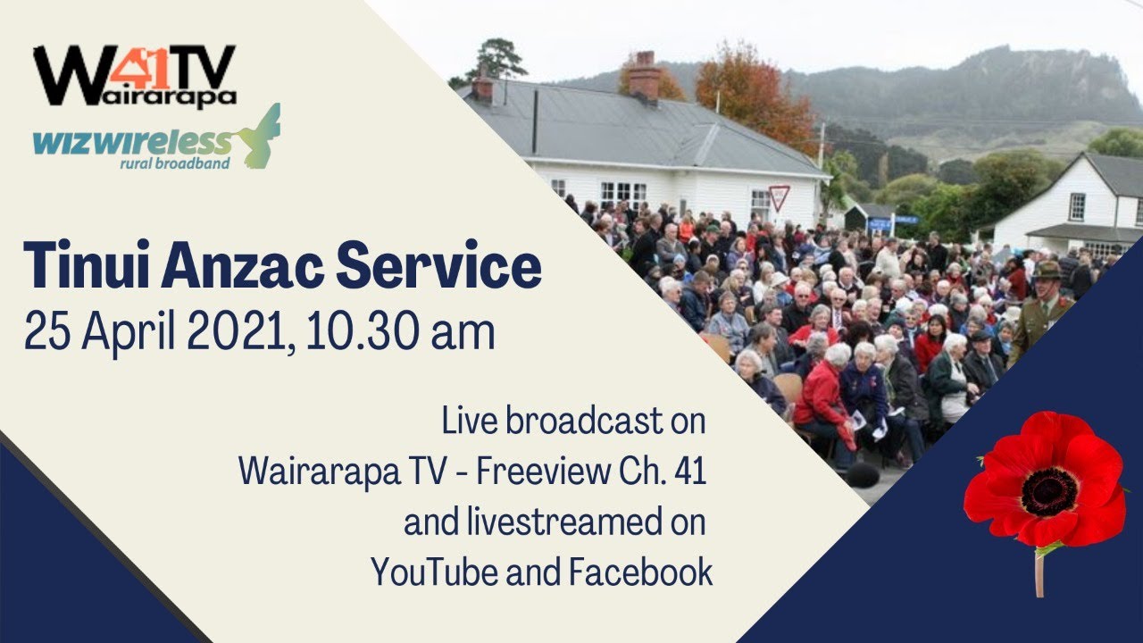 Tinui Anzac Service Lve