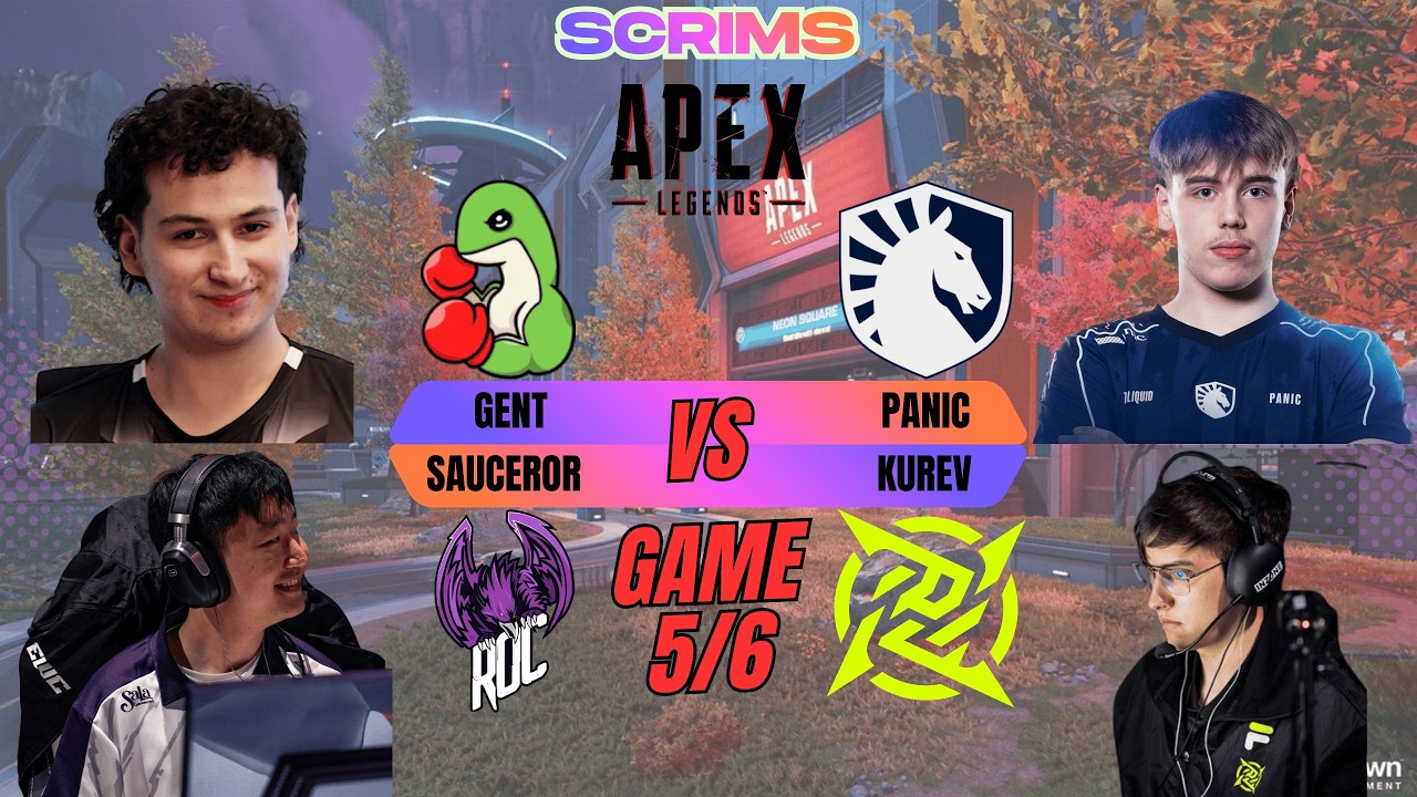 Gent vs Panic vs Sauceror vs Kurev – INSANE Endgame 🤯| Apex Legends