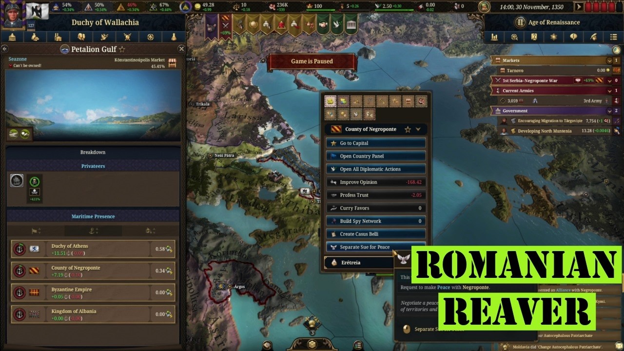 Let's Play Europa Universalis V - Season 2 - Episode 3 - A greek subject