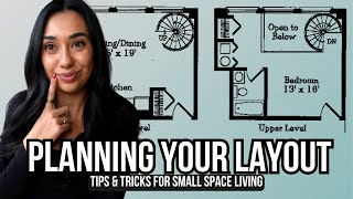 Small Space Living Tips & Tricks | PLAN YOUR LAYOUT