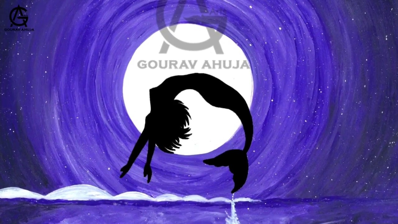 How to make live painting 2K16 | Girlfish | GahujaArts