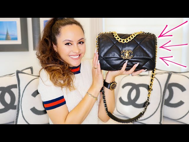 WHAT FITS IN MY CHANEL 19 BAG, WHATS IN MY BAG