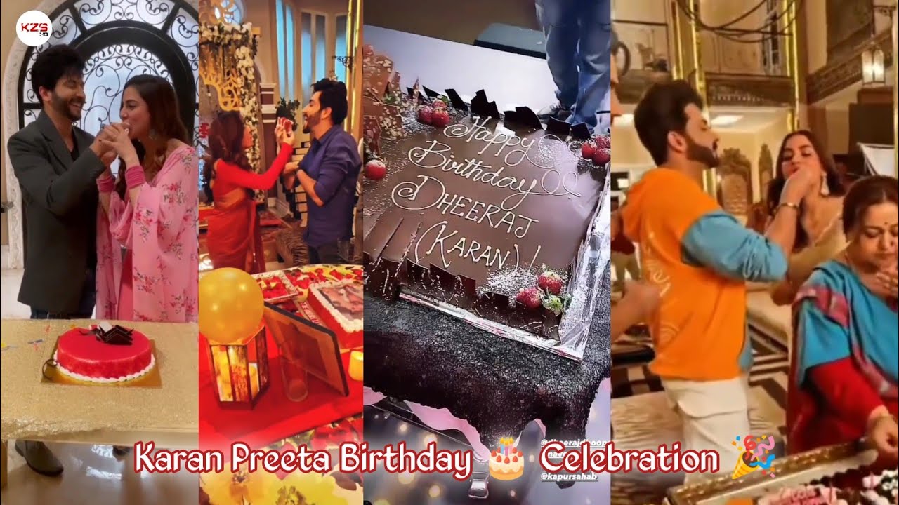 Karan Preeta Birthday 🎂 Celebration Instagram reels Kundali Bhagya actors | Shraddha Dheeraj 