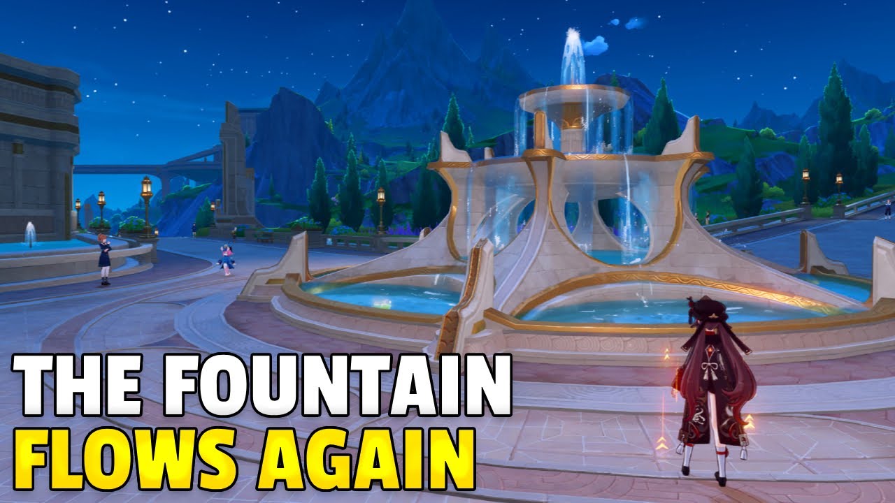 the-fountain-flows-again-fontain-quests-genshin-impact-youtube