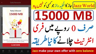 Jazz 15 GB free internet | Jazz free internet 2022 screenshot 3