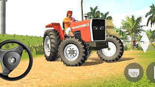 Messy tractor 🚜 driving simulator 3d game 🎮 // indian tractor 🚜 driving 3d #tractor #farming 
