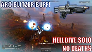Helldivers 2 - Arc Blitzer Buff vs Terminids (Spread Democracy) - Helldive Solo (No Deaths)