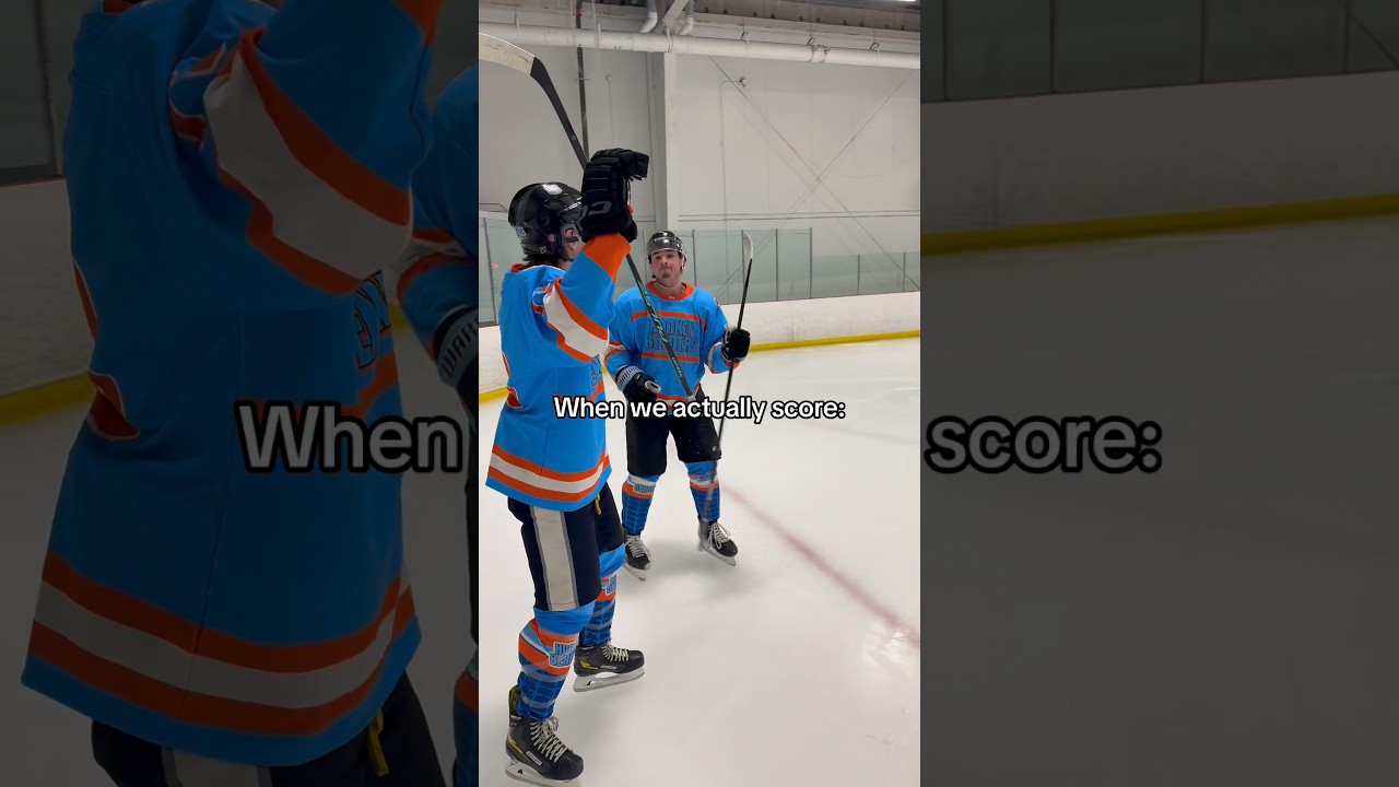 Hockey Players After They Score! #hockey
