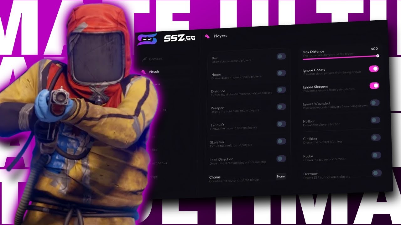 I used the BEST RUST CHEATS on WIPEDAY..