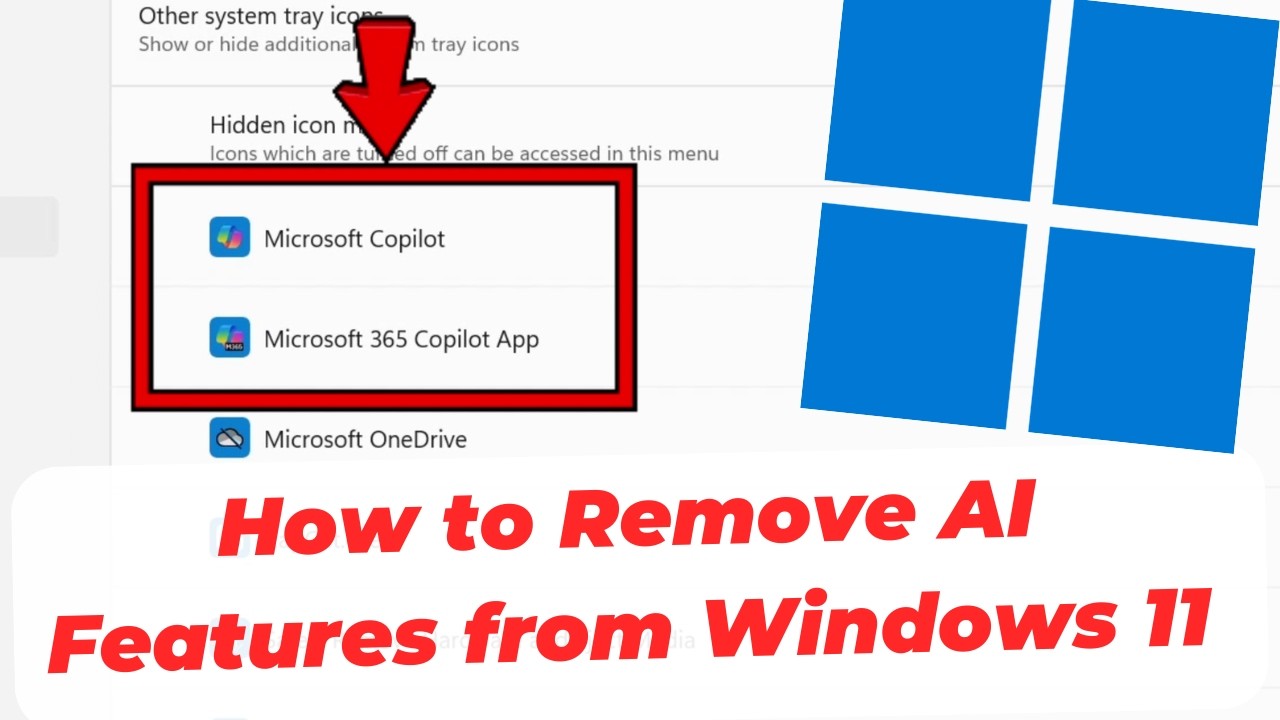 How to Remove AI Features from Windows 11 (Save Resources) - YouTube