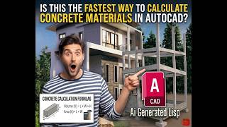 Stop Manual Counting — AutoCAD Lisp for Concrete Estimation!