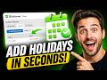 How To ADD HOLIDAYS To QuickBooks Time (QUICK & EASY) 2026