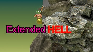 Getting over it but the map is extended hell