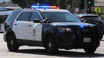 LAPD Valley Traffic Unit Responding