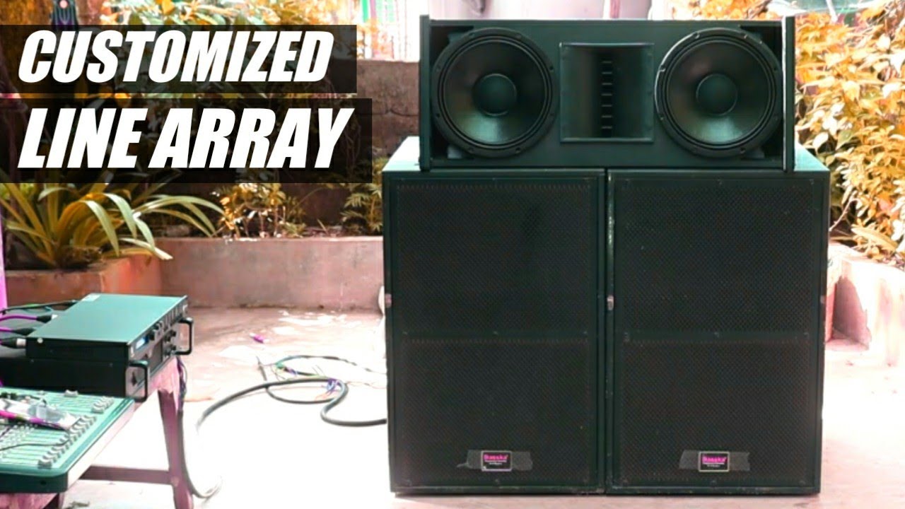 Build a Custom Line Array using Neodymium Speaker & HF YouTube