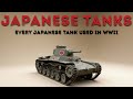 Every Japanese Tank Used in WWII | Complete Combat Vehicle Guide