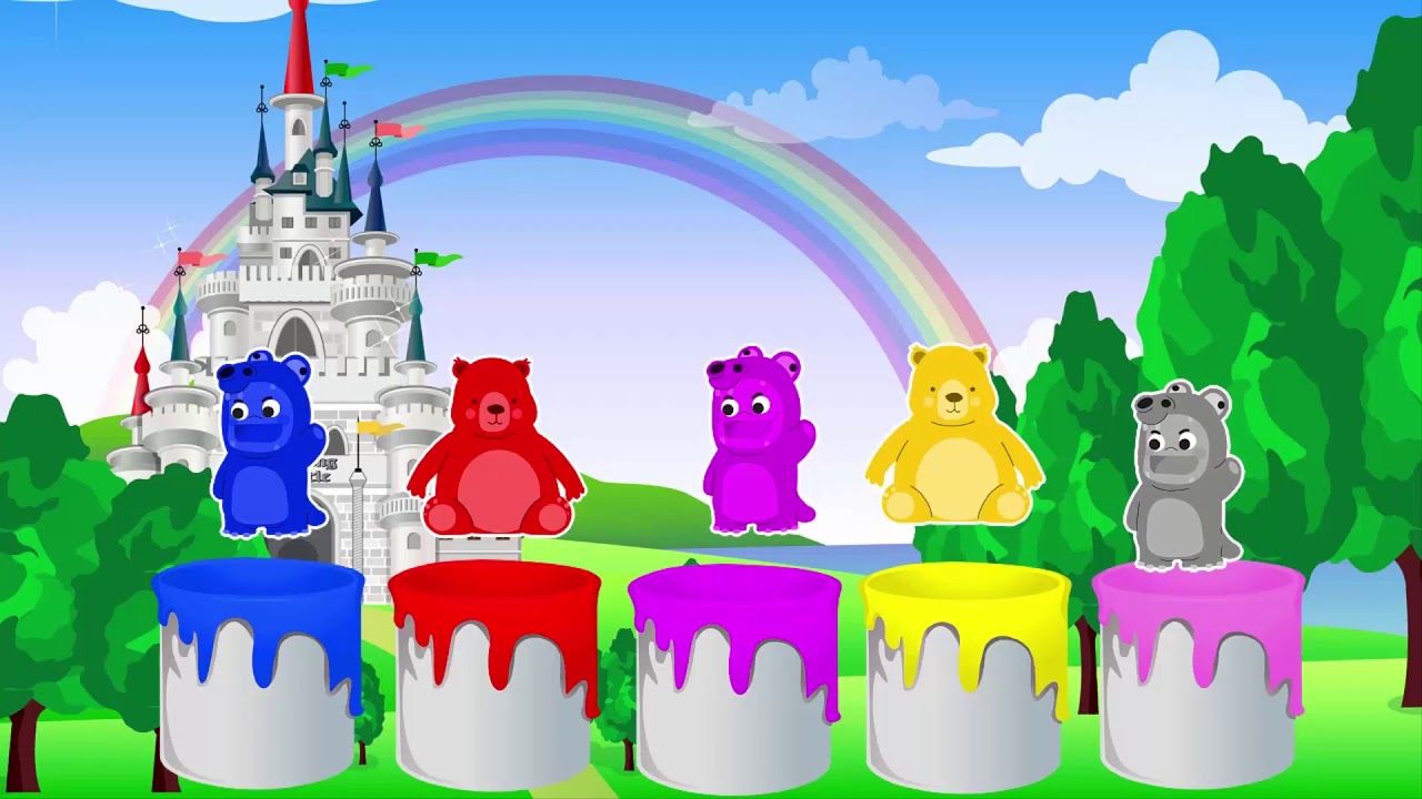 learn colors with paint for toddlers YouTube