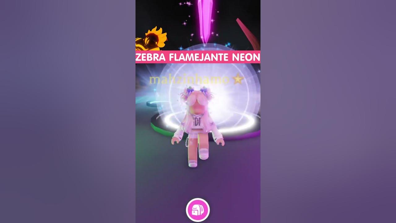ZEBRA FLAMEJANTE NEON ADOPT ME ROBLOX! NEON FLAMING ZEBRA - YouTube