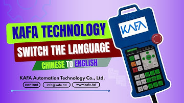 How to Switch the Language on KAFA β2 DSP Pro CNC Controller || KAFA Technology
