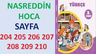 Nasreddi̇n Hoca 3.Sinif Türkçe Ki̇tabi Sayfa 204 205 206 207 208 209 210