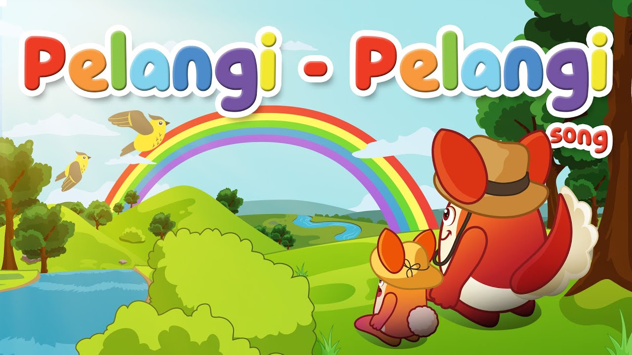 PELANGI-PELANGI | LAGU ANAK INDONESIA | MENGENAL WARNA PELANGI BARENG