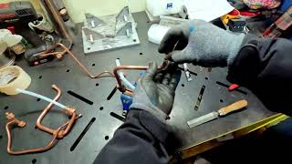 Espresso Machine Copper Tube Repair Brazing 동관수리