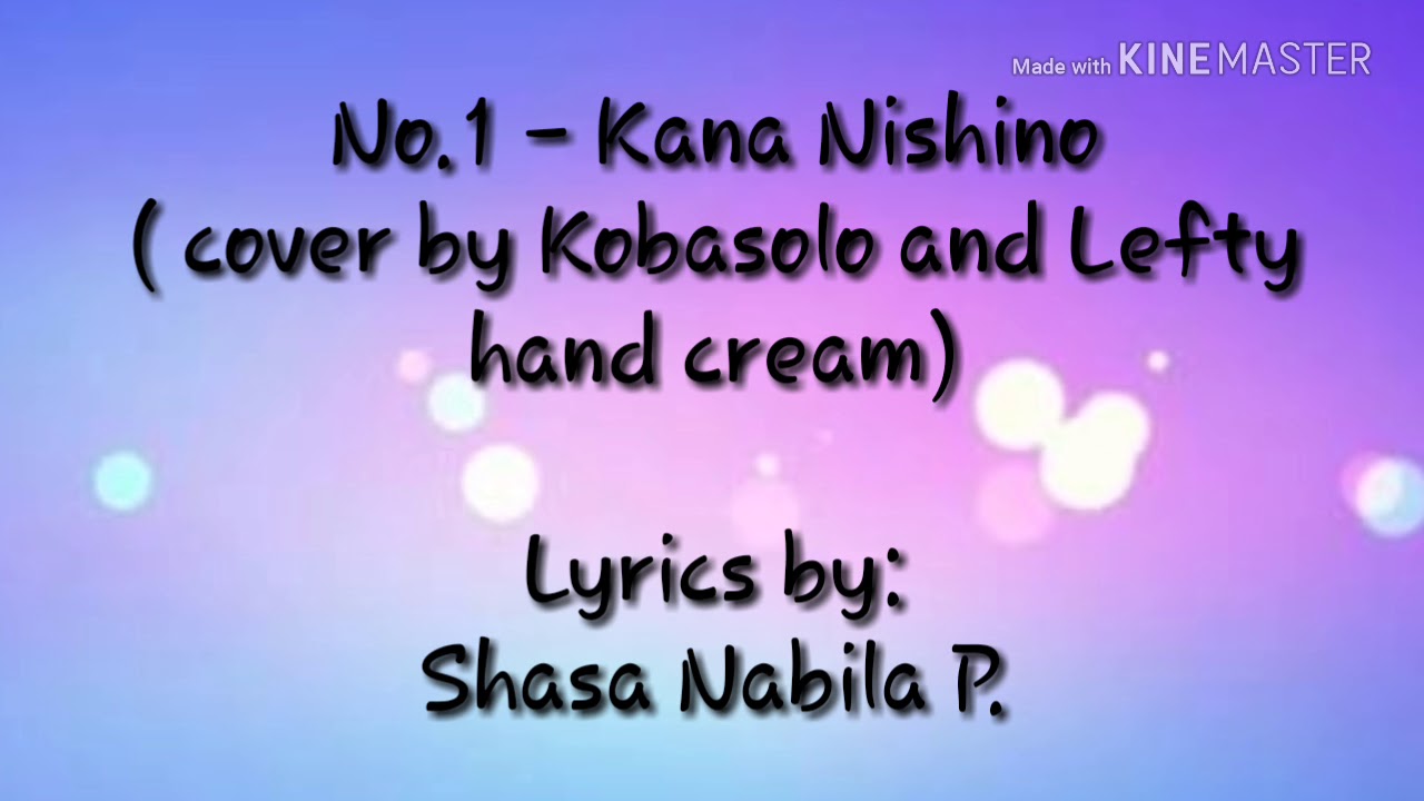 No 1 Kana Nishino Lyrics Youtube