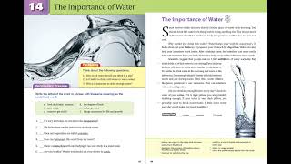 Unit 14 The Importance of Water