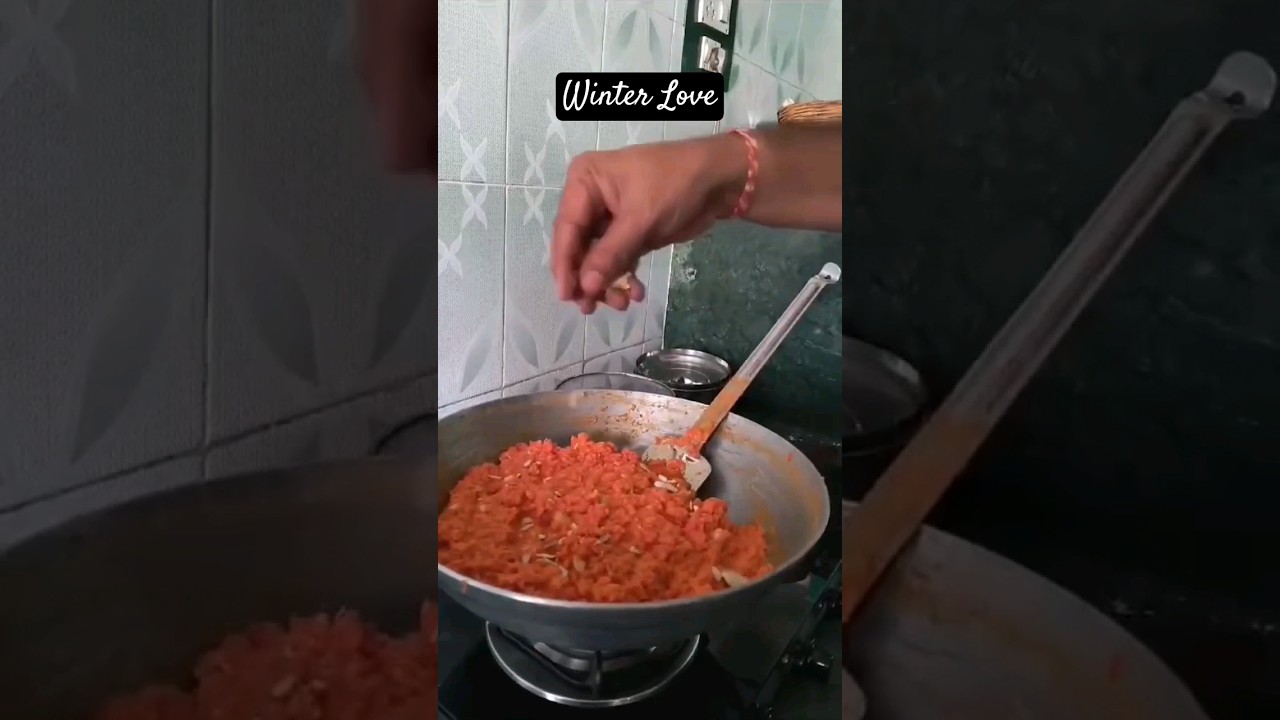 We wait for winters to have Gajar Ka Halwa 😊 