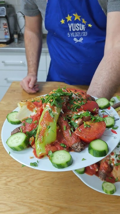 Вкусный кебаб и обалденная подача блюда от турецкого повара - YouTube