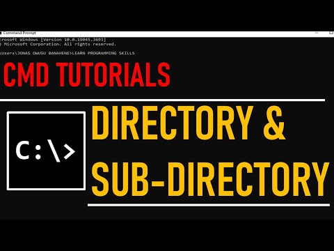 How to Create Folders and Sub - folders - CMD tutorials