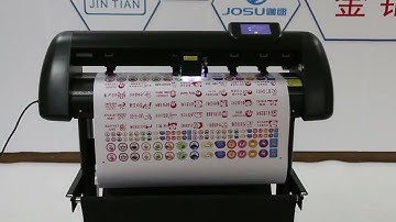 Jinka Cutting Plotter - GC-CAM cutting video
