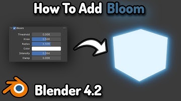 How To Add Bloom In Blender 4.2!