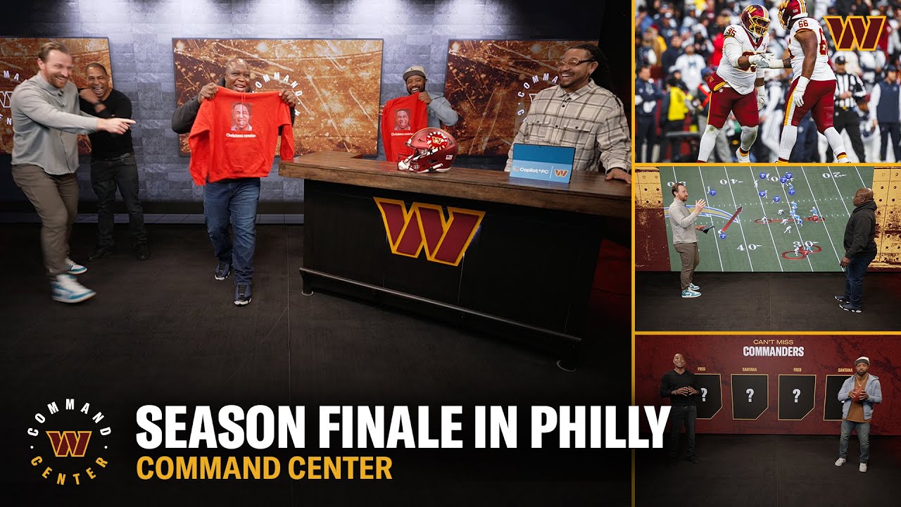 A London Fletcher NEW YEAR 🎉 + Highlights + Philly Preview | Command Center | Washington Commanders