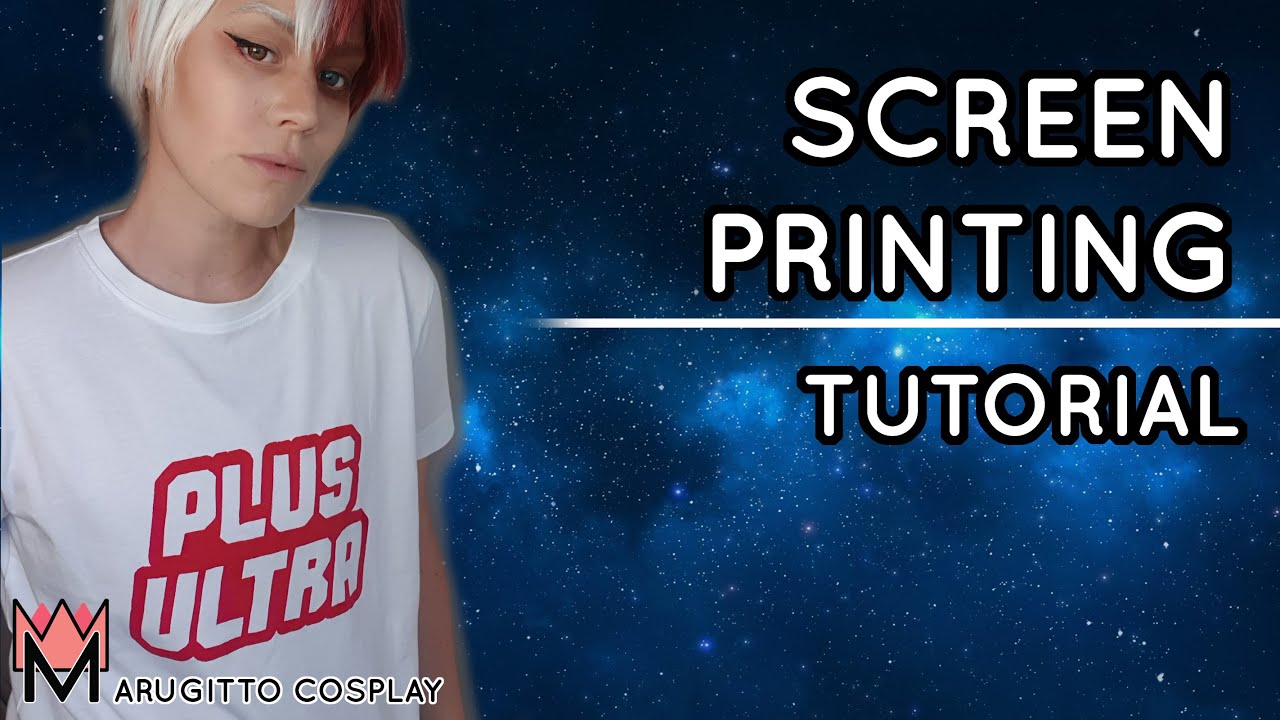 Screen Printing - DIY cosplay craft tutorial