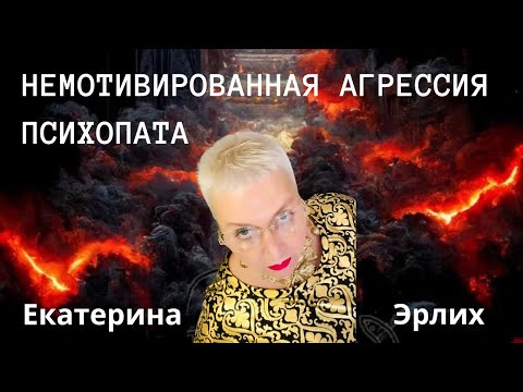 НЕМОТИВИРОВАННАЯ АГРЕССИЯ ПСИХОПАТА. Психолог Екатерина Эрлих.