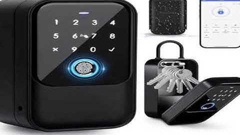 A must-have product! TTlock Smartkey Lock Box Home Key Wireless Smartlock Box Electronic Key Box A