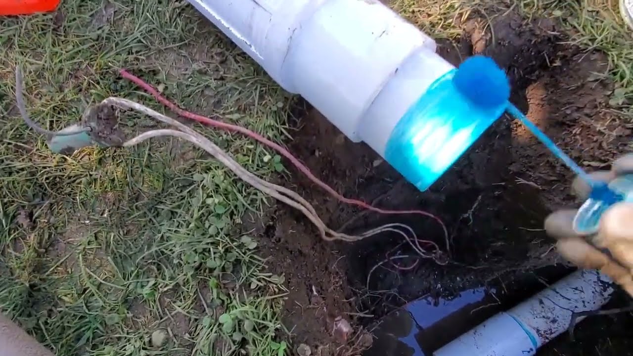 3" PVC pipe leak repair at golf course YouTube