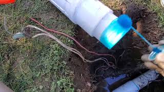 3' PVC pipe leak repair at golf course