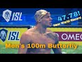 Caeleb Dressel 100m Butterfly World Record (ISL 2020)